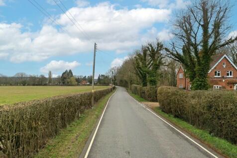 On residential road.