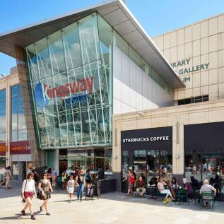 Front mall entrance