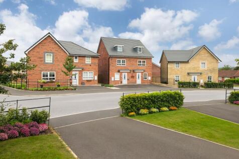 Typical Barratt homes street scene