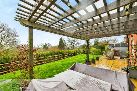 Back garden patio