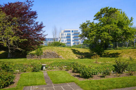 View of Teesra House from communal gardens