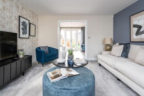 Doors open through from the lounge to the dining area