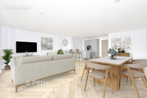 Staged Lounge Kitchen Diner