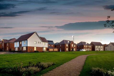 The Poppies dusk street scene