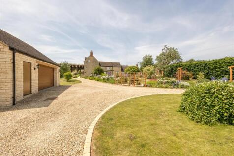 In/out drive & 2 storey garage