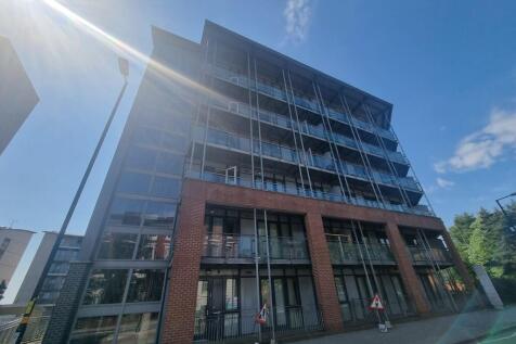 Furnished two-bedroom, two-bathroom apartment available now in the Park Central development. The property comprises two double bedrooms and a lounge, with French doors from the lounge and both bedroom