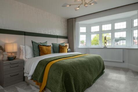 Main bedroom of the Leamington Lifestyle, a 3 bedroom house