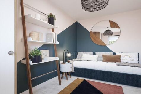 An ideal third bedroom or home office