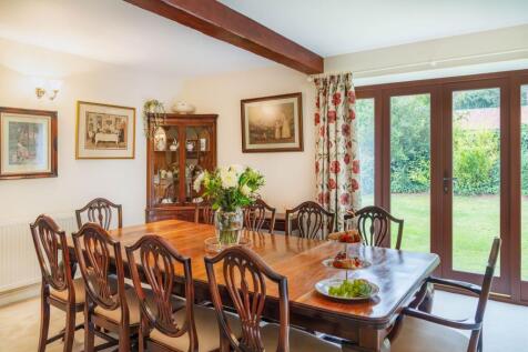Dining with views out onto the garden