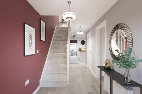 The light & airy welcoming hallway