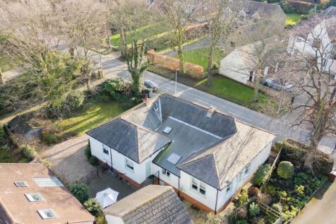 Ariel view of house