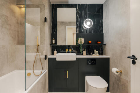 One bathroom