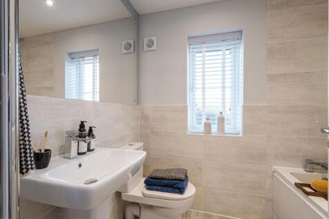 Interior view of the bathroom in our 4 bed Radleigh home