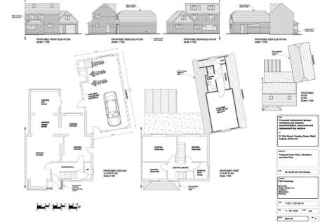 Proposed plans
