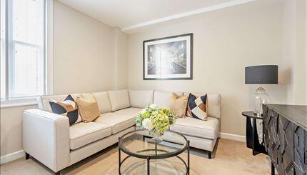 This bright spacious one bedroom second floor apartment is located on one of Mayfair’s most prestigious roads neighbouring the famous Berkeley Square.