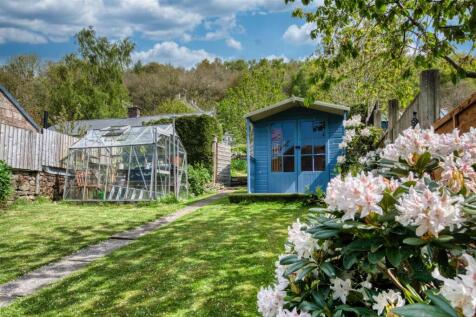Rear Garden - greenhouse and summer house.jpg
