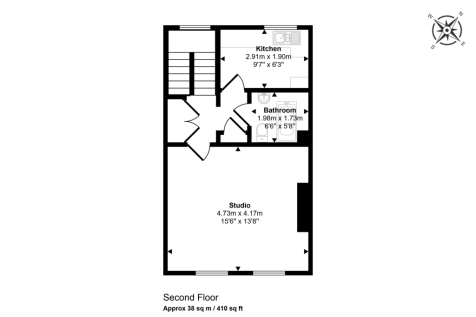 Flat C, 10 Loveridge Road, West Hampstead, London NW6 2DT