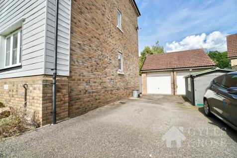 Driveway and garage