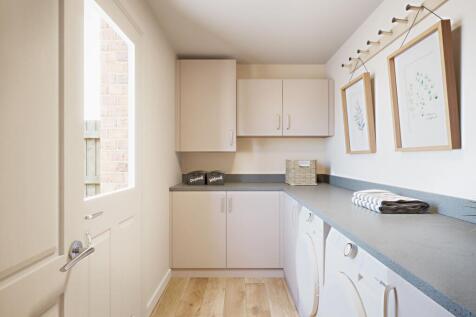 Utility room in the Exeter, a 4 bedroom detached home