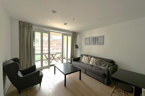 Two bed, two bathroom apartment with balcony in this modern development close to the underground station