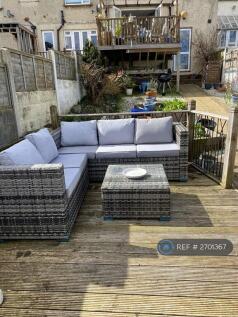 Decked Area In Garden