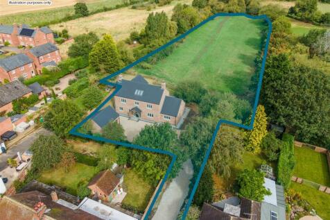 Boundaries and view of garden from above