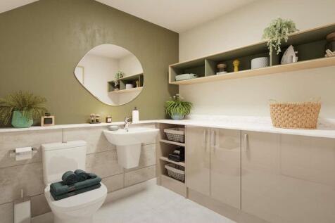 A downstairs toilet and utility room adds convenience