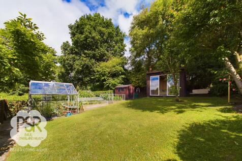 Rear Garden - Allotment Area and Garden Room