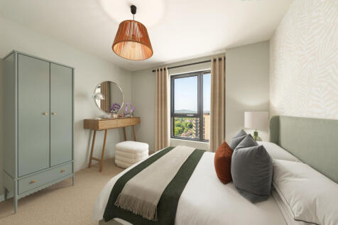 Pullman virtually staged bedroom