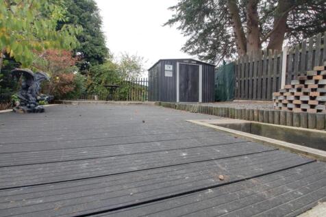 Part of the back garden, upper tier