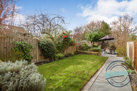 Private rear gardens