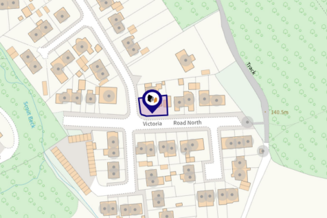 Overhead map of area and plot