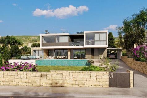 Front view of villa