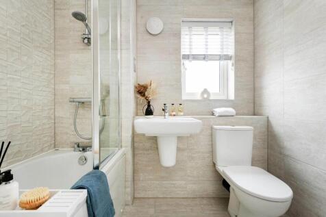 A family bathroom completes the home