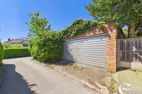 Garage behind property