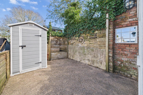 Rear Garden Area With Storage