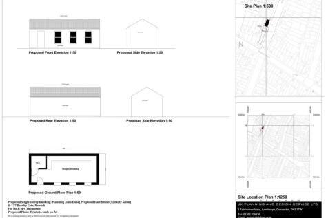 Planning To Rear Plot