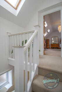 Portrait of landing towards loft bedroom