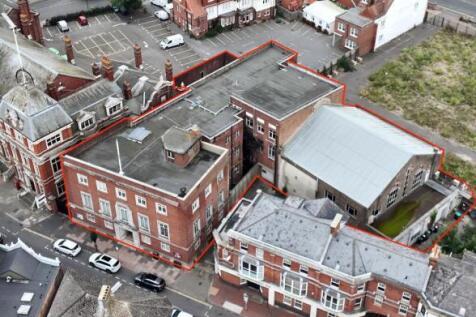 Aerial view with outline