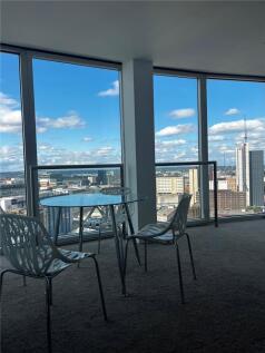 Modern two bedroom city centre apartment with open plan living, stylish kitchen, concierge, secure entry, great transport links, and scenic views. Ideal for professionals or couples.