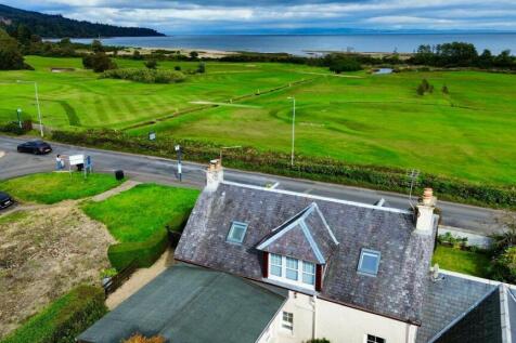 View over golf course