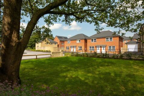 Typical Barratt homes external street scene