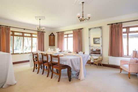 A large formal dining room