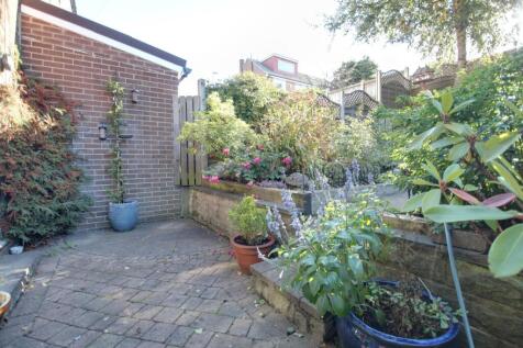 Patio and garden area