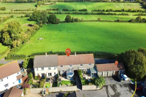 Aerial Rear House & Garage
