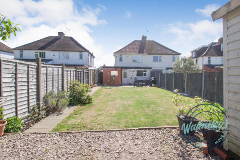 Rear gardens towards property