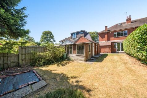 Back garden and rear elevation