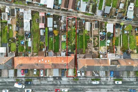 Aerial view of the property