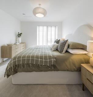 Wake up to natural light in your airy bedroom