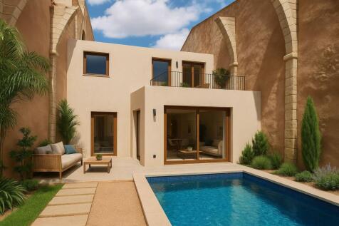 Townhouse with pool and Mediterranean garden in Binissalem